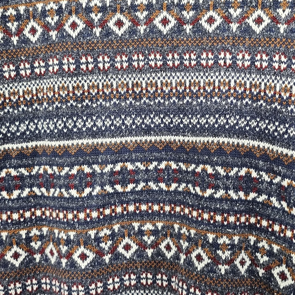 Goodfellow & Co Men’s Large Multicolor Fair Isle Crewneck Sweater Cotton Blend
